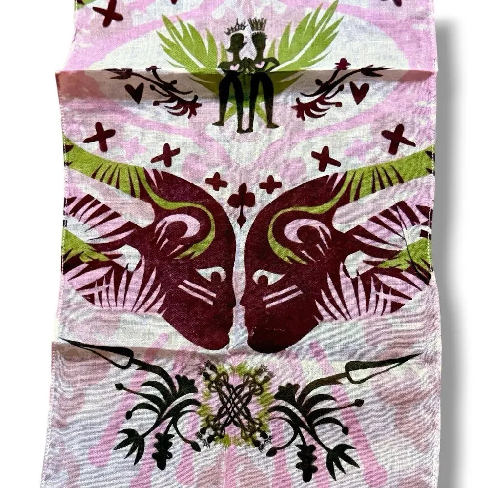 Ford Motor Company Warriors In Pink Breast Cancer Awareness Scarf 2005 Cotton